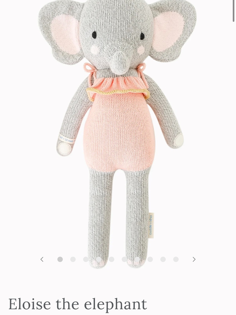Cuddle + Kind Eloise the Elephant
